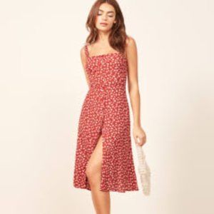 BNWT Reformation Persimmon Dress - Western Size 12
